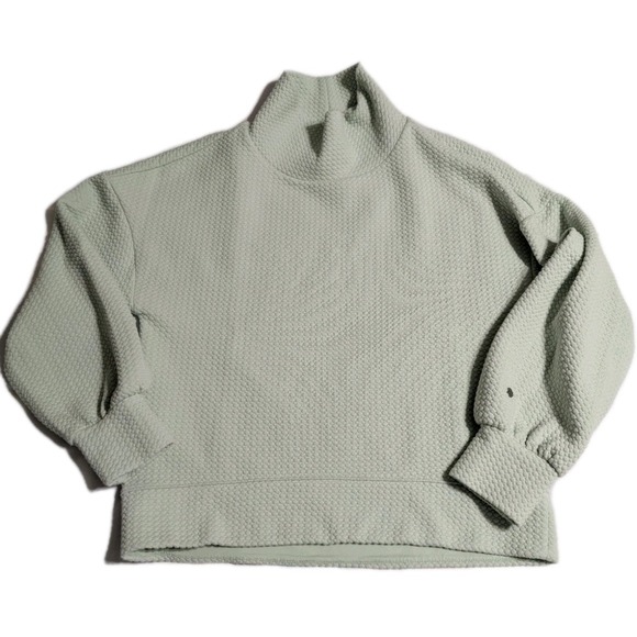 Calia Sweaters - CALIA by Carrie Underwood Women's M Textured Mock Neck Pullover‎ Green